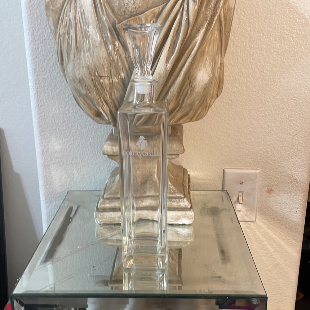 Vintage Courvoisier Crystal Decanter